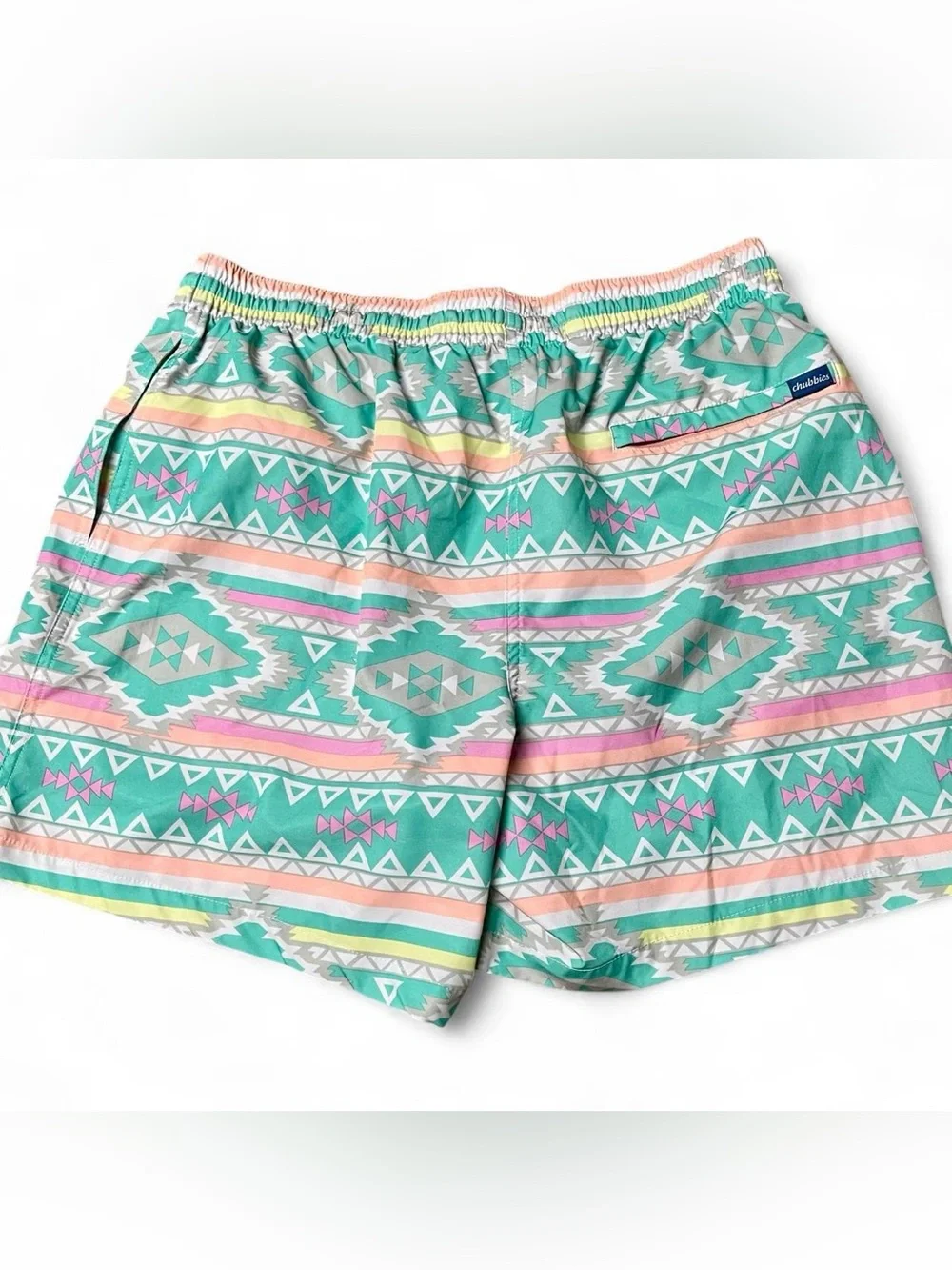 Chubbies Aztec Print Stretch Swim Trunks Men's Size XL 5.5 Inseam Beach Summer